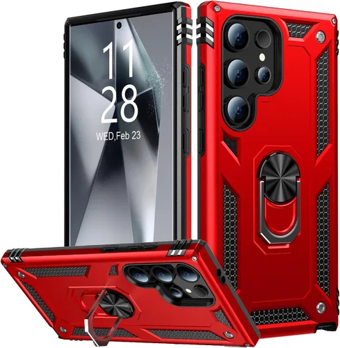 Vista 52 de IKAZZ Funda para Galaxy S21, Grado Militar Resistente a Golpes de Servicio Pesado Cubierta Protectora para Teléfono Pasa Prueba de Caída de 16 pies