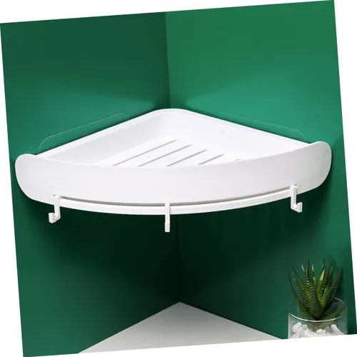 Vista 7 de Cabilock Cesta de ducha para baño, estante de almacenamiento con ventosa, estante montado en la pared, perfecto para cocina, inodoro y baño