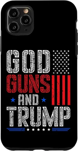 Vista 13 de God Guns and Trump Vote Donald Trump Republican Case for iPhone 17