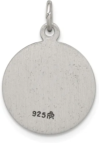 Vista 3 de Medalla de San Patricio de Plata de Ley de 0787in 0591in estilo QC5746