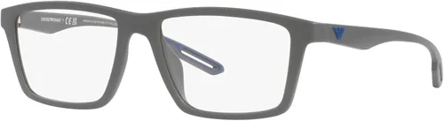 Vista 2 de Emporio Armani Men's Ea4189u Universal Fit Prescription Eyewear Frames with Two Interchangeable Sun Clip-ons Rectangular
