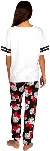 Vista 4 de Disney - Conjunto de pijama de 2 piezas para mujer incluye camiseta y pantalones de dormir