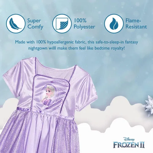 Vista 3 de Disney Frozen Fantasy - Camisón para niñas
