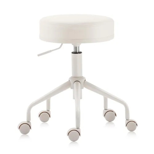 Vista 13 de Taburete hidráulico giratorio 503 de altura ajustable para clínica, enfermería, spas, salones de belleza, dentistas, oficina en casa