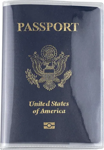 Vista 7 de Paquete de 10 fundas para pasaporte de plástico transparente, funda protectora de pasaporte, funda de vinilo transparente para pasaporte