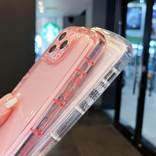 Vista 6 de Funda transparente, compatible con iPhone 13 Pro Max, funda protectora de silicona, delgada, a prueba de golpes, flexible, para mujeres y niñas