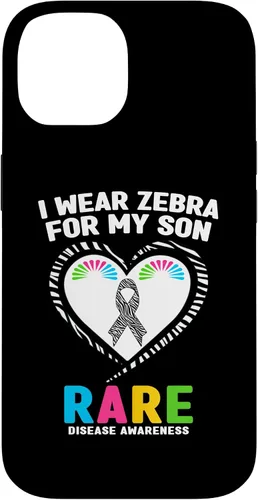 Vista 4 de I Wear Zebra for My Son Rare Disease Awareness Day 2026 Case for iPhone 17