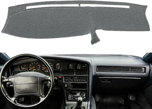 Vista 6 de Cubierta de tablero de ajuste personalizado para Toyota Supra, protector de alfombra F123 (negro)