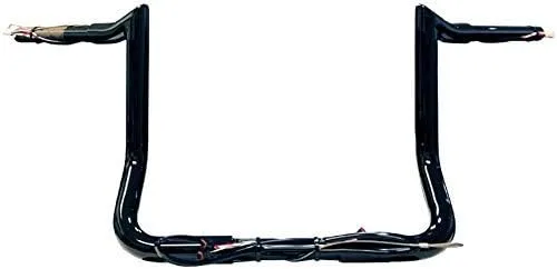 Vista 5 de Dominator Industries - Perchas Meathook Monkey de 1 1/4 pulgadas, modelos compatibles: Harley-Davidson Bagger Touring Electra - Manillar para Negro