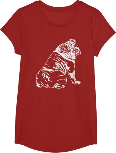 Vista 81 de Gracioso Bulldog Inglés playera perro Hund playera regalo, Azul (Heather blue)