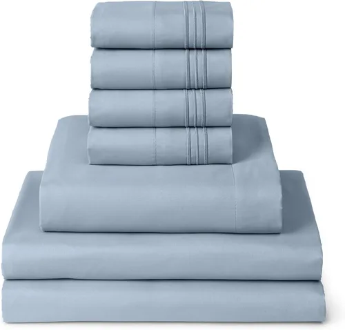 Vista 57 de Mellanni Juego de sábanas Twin XL - Juego de ropa de cama de 4 piezas de la colección icónica, (incluyendo 2 fundas de almohada), bolsillo profundo