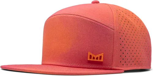 Vista 12 de melin Trenches Icon Hydro, Gorra Snapback de Rendimiento, Gorras de Visera Plana Resistente al Agua para Hombres y Mujeres, para Golf, Correr o Negro
