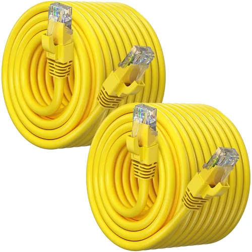 Vista 41 de Maximm Cable Ethernet Cat6, color negro (paquete de 2), cable UTP de 10 Gbps 550 MHz