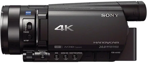 Vista 3 de Sony FDR-AX100/B 4K Cámara de vídeo con 3.5 pulgadas LCD (negro)