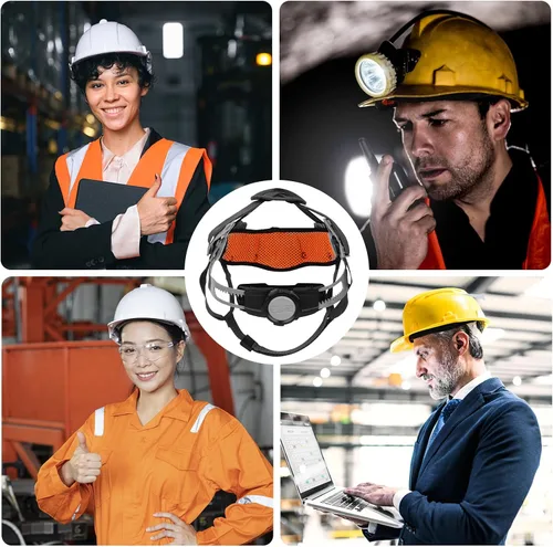 Vista 7 de BATVOX 9 unidades lavables y reutilizables para casco – Forro de algodón para casco de edredón