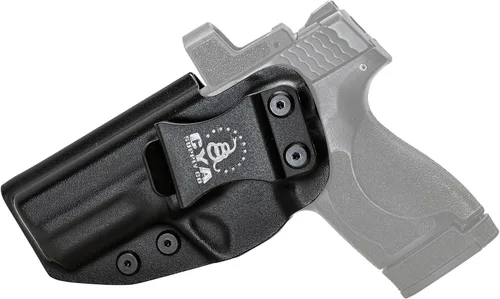 Vista 100 de CYA Supply Co. - Fundas IWB Black Optics Ready - Múltiples ajustes - Propiedad de veteranos - Fabricado en Estados Unidos