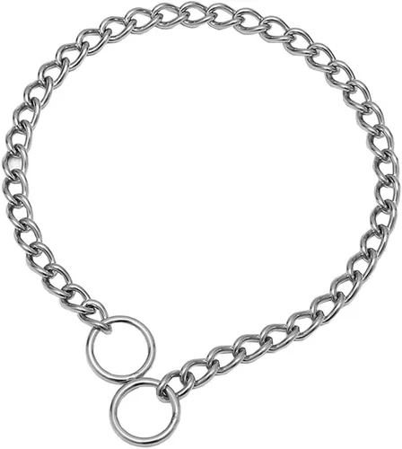 Vista 2 de Collar de cadena para perro, collar de entrenamiento, collares de cadena de acero inoxidable para perros pequeños y medianos, longitud 16 pulgadas