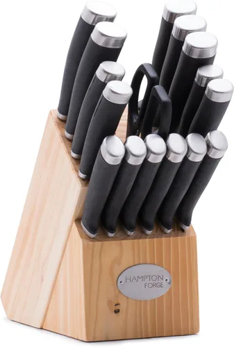 Vista 7 de Hampton Forge Epicure True Aqua - Juego de cuchillos (15 piezas)