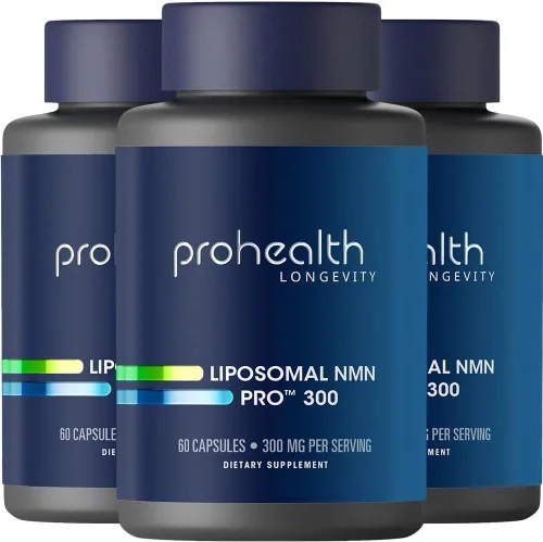 Vista 9 de ProHealth Longevity, Liposomal NMN Pro 300, 300 mg, 60 cápsulas (150 mg por cápsula)