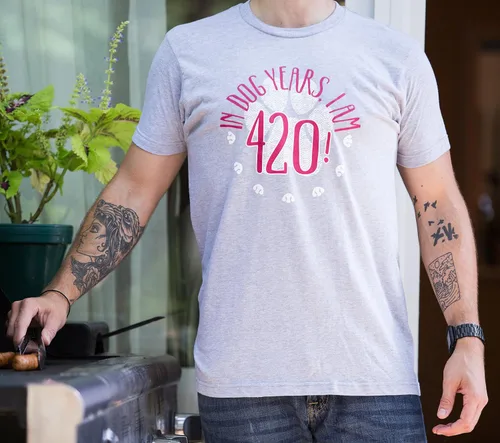 Vista 5 de In Dog Years, I'm 420! 60th Birthdays, Funny 60 años de edad, regalo unisex