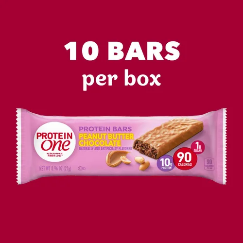 Vista 4 de Protein One Barras de proteína Keto de 90 calorías, chocolate con mantequilla de maní, 10