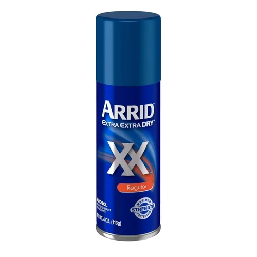 Vista 23 de Arrid XX Extra Extra Dry desodorante antitranspirante en aerosol, Regular 4 onzas.