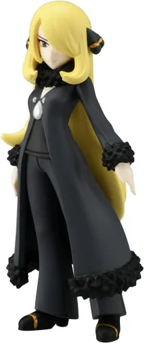 Vista 2 de Colección Pokemon Takara Tomy Monster (Cynthia), figura, juguete, a partir de 4 años, normas de seguridad de juguetes, certificado ST Mark, Takara