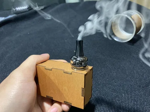 Vista 5 de Máquina de humo, mini máquina de humo, máquina de humo portátil Producción de filmación, cosplay, máquina de humo de aromaterapia