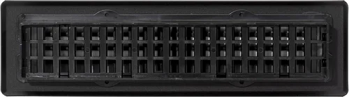 Vista 6 de Decor Grates LTH212-BLK - Registro de piso de celosía, 2 x 12 pulgadas, color negro