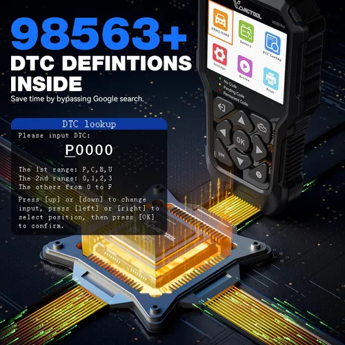 Vista 6 de VDIAGTOOL VD30 Pro - Lector de código de automóvil, herramienta de diagnóstico OBD2 para automóviles y camiones, lector de códigos Check Engine