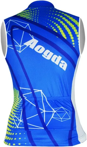 Vista 2 de Aogda Chaleco de ciclismo para hombre, camisetas de ciclismo para equipo, camisetas sin mangas