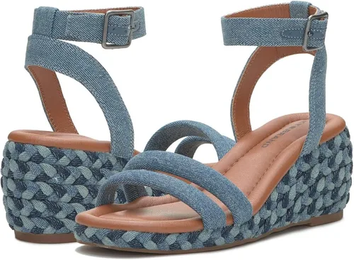 Vista 6 de Lucky Brand Naylicia - Sandalia de cuña trenzada para mujer