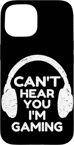 Vista 6 de Gaming Phone Case Gamer Gift Funny Cant Hear You I'm Gaming Case for iPhone 17