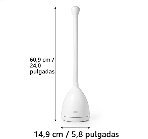 Vista 2 de OXO Good Grips Desatascador para inodoro