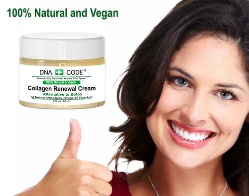 Vista 2 de Skin Care Crema de renovación celular vegana 100% natural para el cuello de la cara, no grasa, hidratación profunda, jojoba, oliva, rosa mosqueta