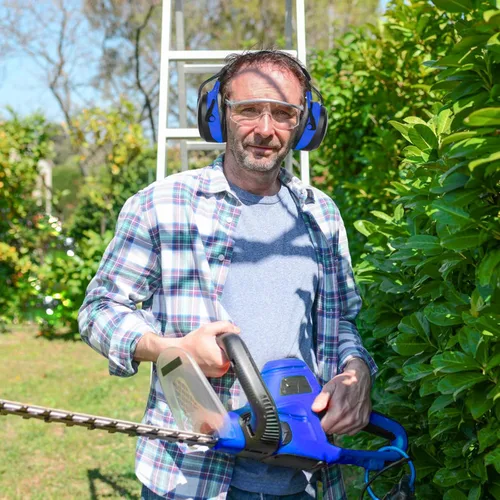 Vista 6 de Gardtech Protección auditiva con Bluetooth, orejeras de radio FM, NRR 29dB, auriculares de protección auditiva con cancelación de ruido con MP3