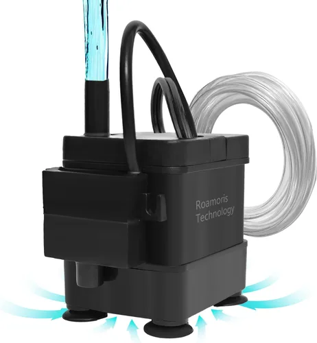Vista 8 de Bomba Automática de Sumidero Pequeña para Deshumidificador, Elevación de 13 Pies, Control de Flujo de 4 Niveles, Bomba de Agua Sumergible con Sensor