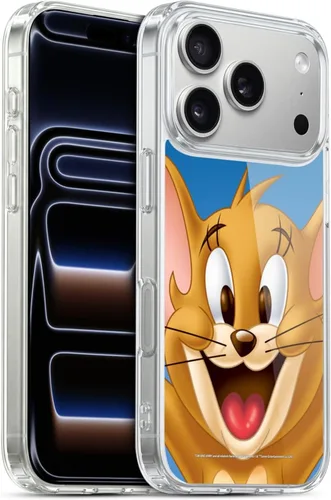 Vista 27 de Head Case Designs Funda de gel de cara completa con licencia oficial de Tom y Jerry Jerry [protección de grado militar] compatible con Apple iPhone