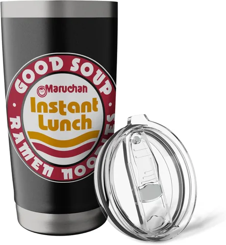 Vista 5 de Maruchan Good Soup Ramen Noodles Logo Vaso aislado de acero inoxidable