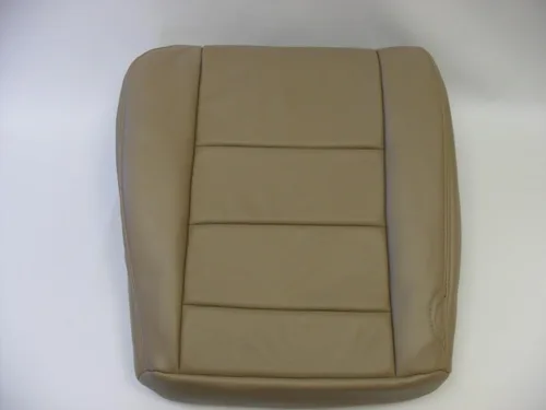 Vista 6 de 2002 a 07 para Ford F-250 Lariat Driver & Passenger Bottom Fundas de asiento de cuero TAN