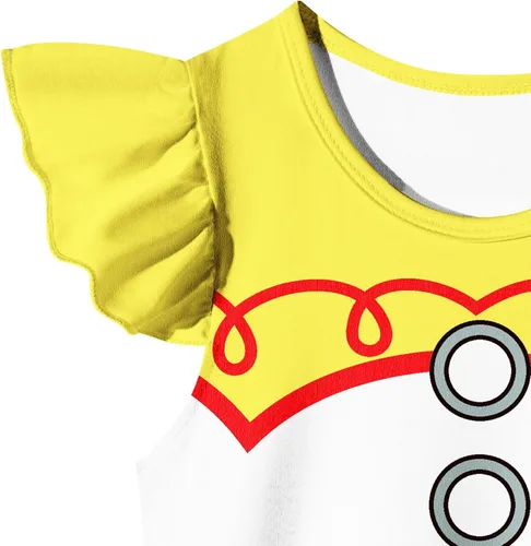 Vista 5 de Emonyna Toy Dress for Girls Toddler Baby Girl Cartoon Dresses 3D Graphic Costume Movie Clothes Outfit Gift 2-6 Years Figures