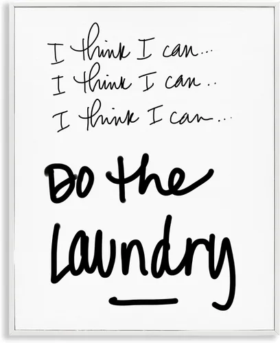 Vista 39 de Alexa Do Laundry Funny' Arte Giclée enmarcado Stupell Industries Negro, 11 x 14 pulgadas, fácil de colgar y resistente, fabricado en Estados