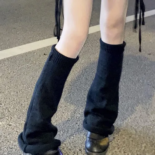 Vista 3 de Sexybody Calentadores de piernas para mujer, Y2K Kawaii con estampado de araña, gótico, Harajuku, Lolita, elegantes y bonitos, calcetines japoneses