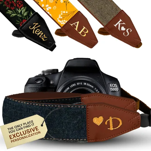Vista 21 de Art Tribute Camera Strap for All DSLR and Mirrorless Cameras. Photographers Strap Neck, Shoulder & Crossbody Camera Strap