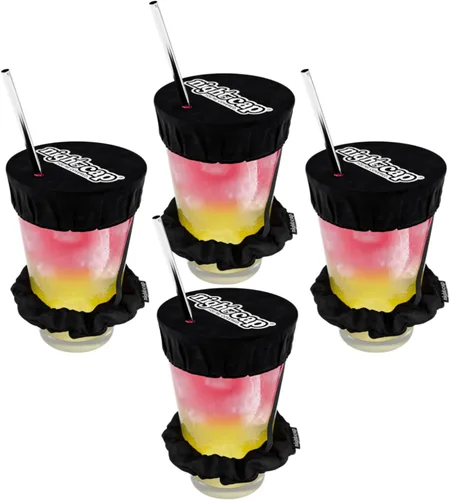 Vista 21 de Nightcap Coletero Cubrevasos - El Coletero Reutilizable para Prevención de Adulteración de Bebidas Como se Vio en Shark Tank