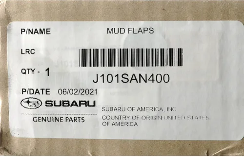 Vista 5 de Subaru 2022-2025 Outback Wilderness Guards Guardabarros (juego de 4) - J101SAN400 - OEM genuino