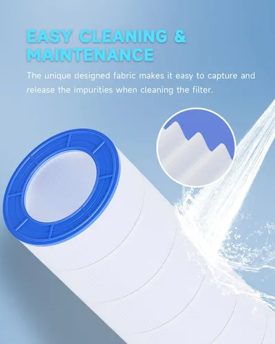 Vista 8 de AQUALTRA Filtro de piscina compatible con CC200, C-9419, PAP200, R173217, FC-0688, 200 pies cuadrados, 31 1/8 pulgadas x 10 1/16 pulgadas, paquete
