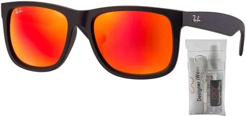 Vista 2 de Ray-Ban Rb4165 Justin Lentes de sol rectangulares