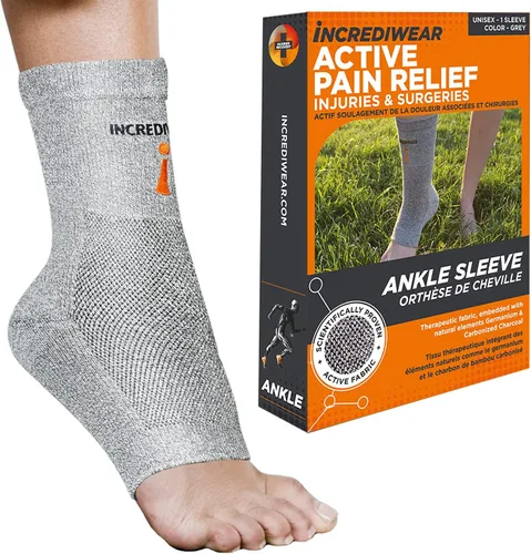 Vista 9 de Incrediwear Manga de Tobillo – Tobillera para Alivio del Dolor Articular, Soporte para Tobillo Esguinzado, Artritis, Alivio de la Inflamación