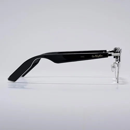 Vista 2 de Lentes inteligentes AI con gafas de seguridad Bluetooth para el trabajo cara a cara, lentes de traducción inalámbrica AI y traducción de llamadas